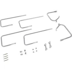 DS Chrome Saddlebag Guard Rail Crash Bar Kit