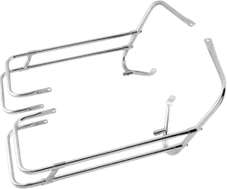 DS Chrome Saddlebag Guard Side Rail Crash Bar Kit