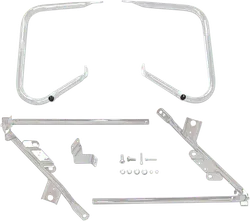 DS Chrome Saddlebag Support Bracket Pair