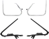 DS Chrome Saddlebag Support Bracket Pair