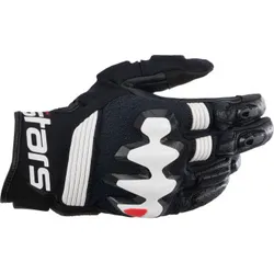 Alpinestars Halo Leather Gloves Adult M Black White