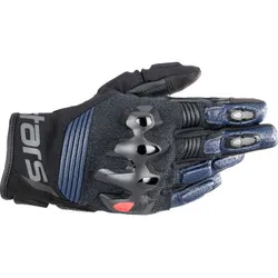 Alpinestars Halo Leather Gloves Adult 3XL Black Blue