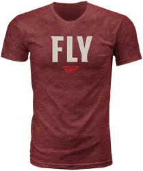 Fly Racing Adult Men WFH Tee M Heather Red