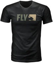 Fly Racing Adult Men Primary Tee XL Black