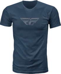 Fly Racing Adult Men F-Wing Tee S Navy