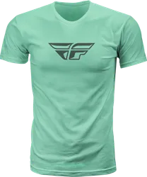 Fly Racing Adult Men F-Wing Tee M Seafoam