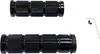 Harddrive Black Aluminum Retro Handlebar Grip Set TBW