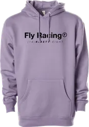 Fly Racing Adult Men Trademark Hoodie L Purple