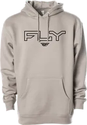 Fly Racing Youth Unisex Edge Hoodie S M Gray