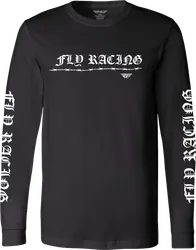 Fly Racing Adult Men Barbed Wire Longsleeve Tee 2XL Black