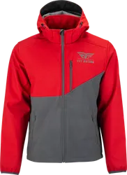 Fly Racing Adult Men Checkpoint Jacket Gray Red M