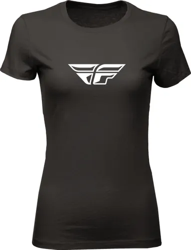 Fly Racing Adult Women F-Wing Tee XL Black 1
