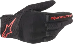 Alpinestars Copper Gloves Adult 2XL Black Fluorescent Red