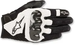 Alpinestars SMX-1 Air Carbon V2 Gloves Adult M Black White