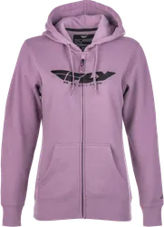 Fly Racing Adult Women Corporate Zip Up Hoodie XL Mauve