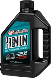 Maxima Premium High Performance 4T 20W50 Mineral Engine Motor Oil 1 Liter Quart