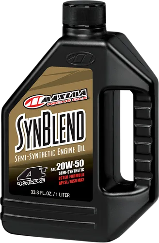 Maxima SynBlend Semi Synthetic Engine Motor Oil 4T 20W50 1 Liter Quart