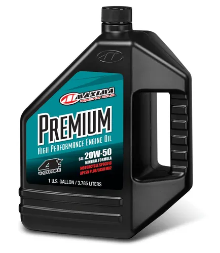 Maxima Premium High Performance 4T 20W50 Mineral Engine Motor Oil 1 Gallon