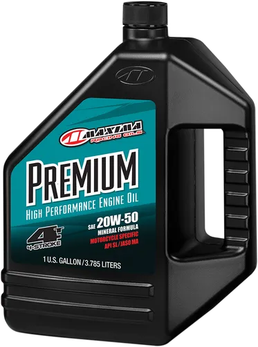 Maxima Premium High Performance 4T 20W50 Mineral Engine Motor Oil 1 Gallon
