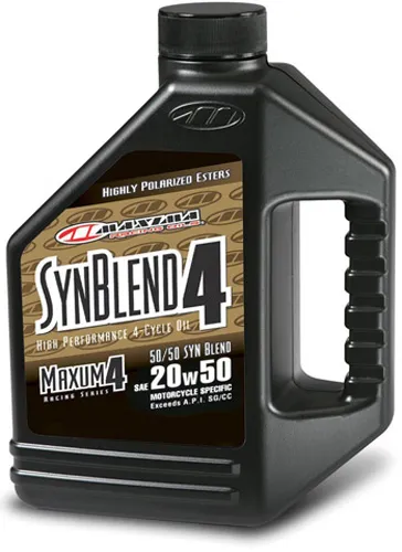 Maxima SynBlend Semi Synthetic Engine Motor Oil 4T 20W50 1 Gallon