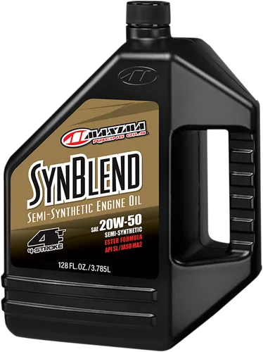 Maxima SynBlend Semi Synthetic Engine Motor Oil 4T 20W50 1 Gallon