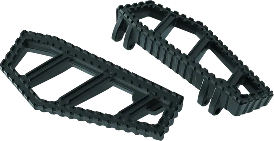 Kuryakyn Riot MX Style Driver Floorboard Set Black