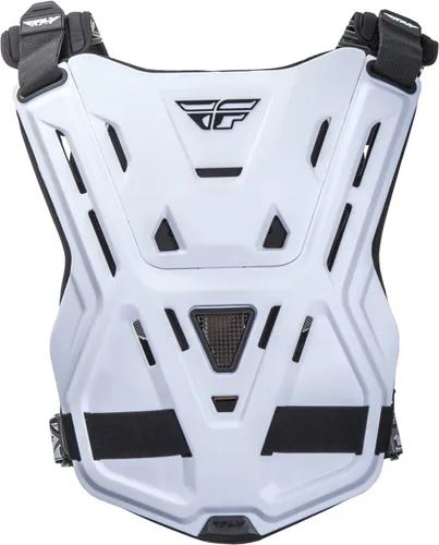 Fly Racing Adult White Revel Race Rooster Chest Guard Protector