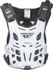 Fly Racing Adult White Revel Race Rooster Chest Guard Protector