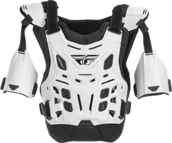 Fly Racing Adult Unisex Kids CE Revel Offroad XL Roost Guard XL White