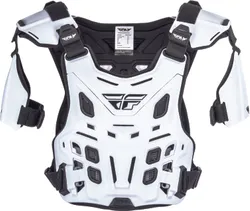 Fly Racing Adult Unisex CE Revel Offroad Roost Guard One Size White
