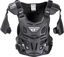 Fly Racing Adult Unisex CE Revel Offroad Roost Guard One Size Black