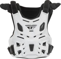 Fly Racing Youth Unisex CE Revel Race Roost Guard One Size White