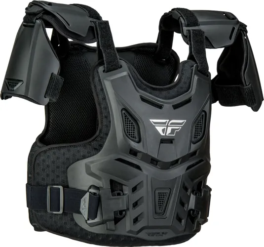 Fly Racing Youth CE Black Revel Roost Chest Protector Guard Protector