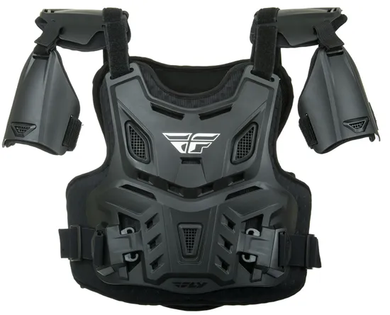 Fly Racing Youth CE Black Revel Roost Chest Protector Guard Protector