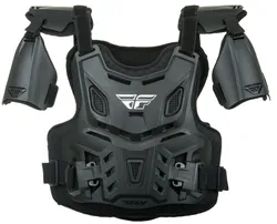 Fly Racing Youth Unisex CE Revel Offroad Roost Guard One Size Black