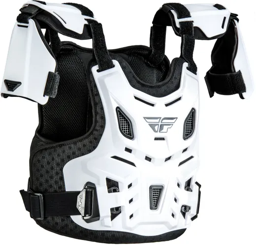 Fly Racing Youth White Revel Roost Chest Protector Guard Protector
