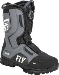 Fly Racing Marker BOA Boots Adult 9 Black Gray
