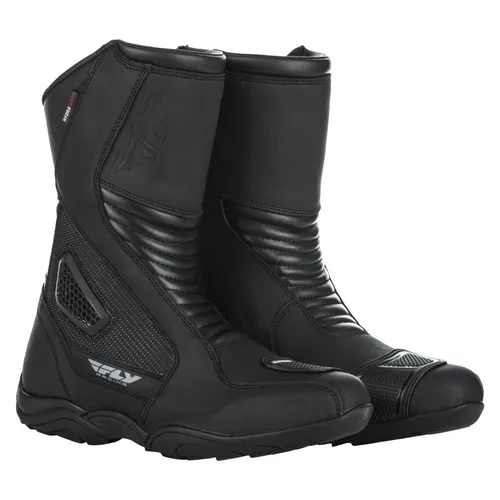 Fly Racing Black Leather Milepost Street Riding Boot Mens 9