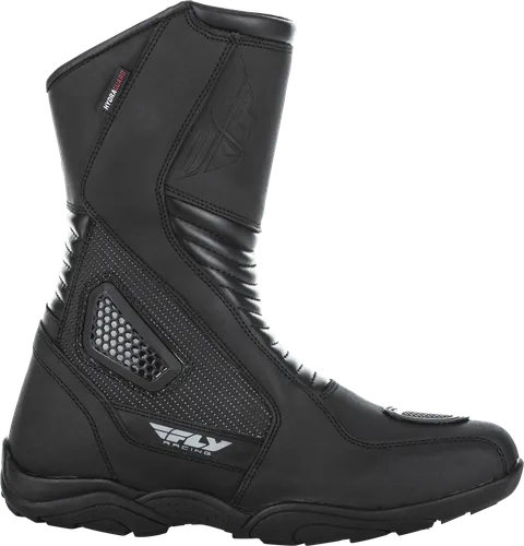 Fly Racing Black Leather Milepost Street Riding Boot Mens 10