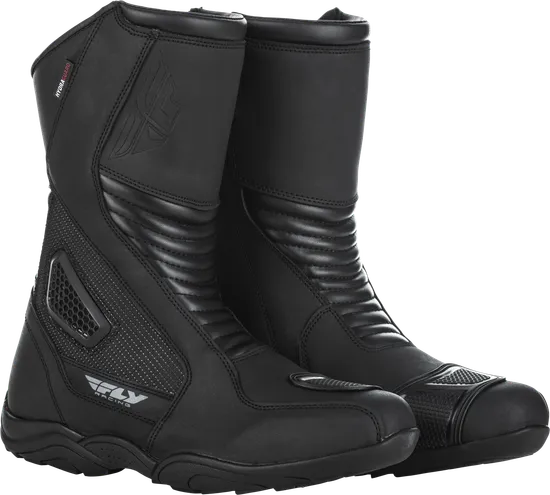 Fly Racing Black Leather Milepost Street Riding Boot Mens 10