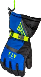 Fly Racing Cascade Glove Adult L Blue Hi Viz