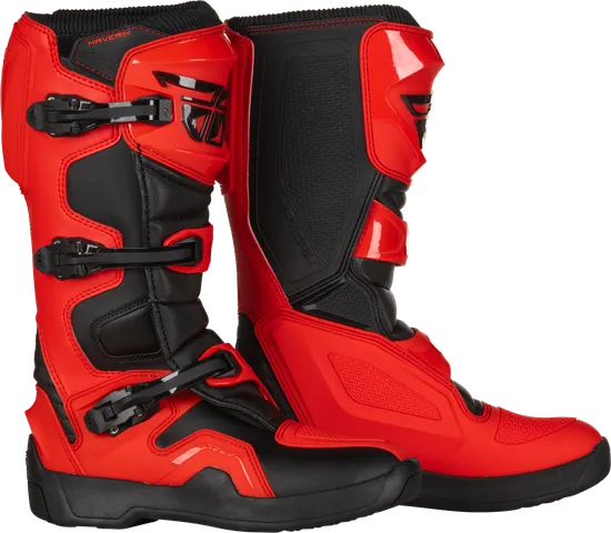 Fly Racing Black Red Maverick Riding Boot Mens Size 12