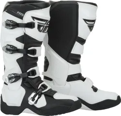 Fly Racing White Black FR5 Riding Boot Mens Size 7