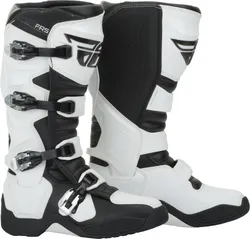 Fly Racing White Black FR5 Riding Boot Mens Size 12