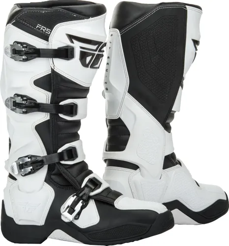 Fly Racing White Black FR5 Riding Boot Mens Size 13