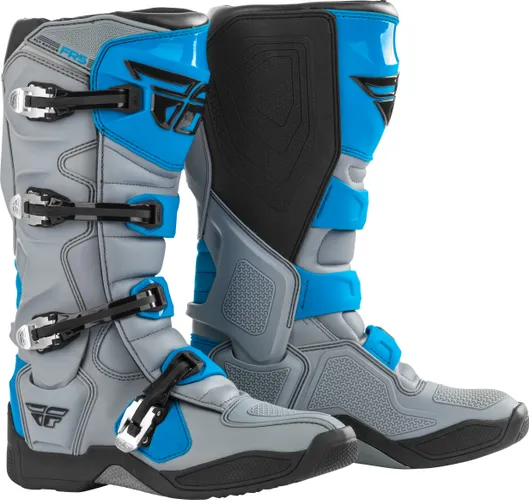 Fly Racing Grey Blue FR5 Riding Boot Mens Size 8