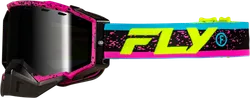Fly Racing Pink Black Adult Zone Snow Goggle Dual Pink Mirror
