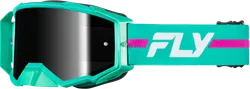 Fly Racing Teal Purple Adult Zone Pro Goggle Single Black Mirror