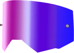 Fly Racing Red Smoke Mirror Adult Single Lens w/ Post