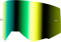 Fly Racing Green Mirror Adult Single Lens w/ Post